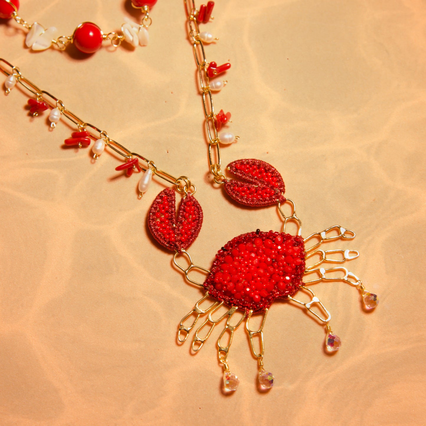 Necklace Crab Shell