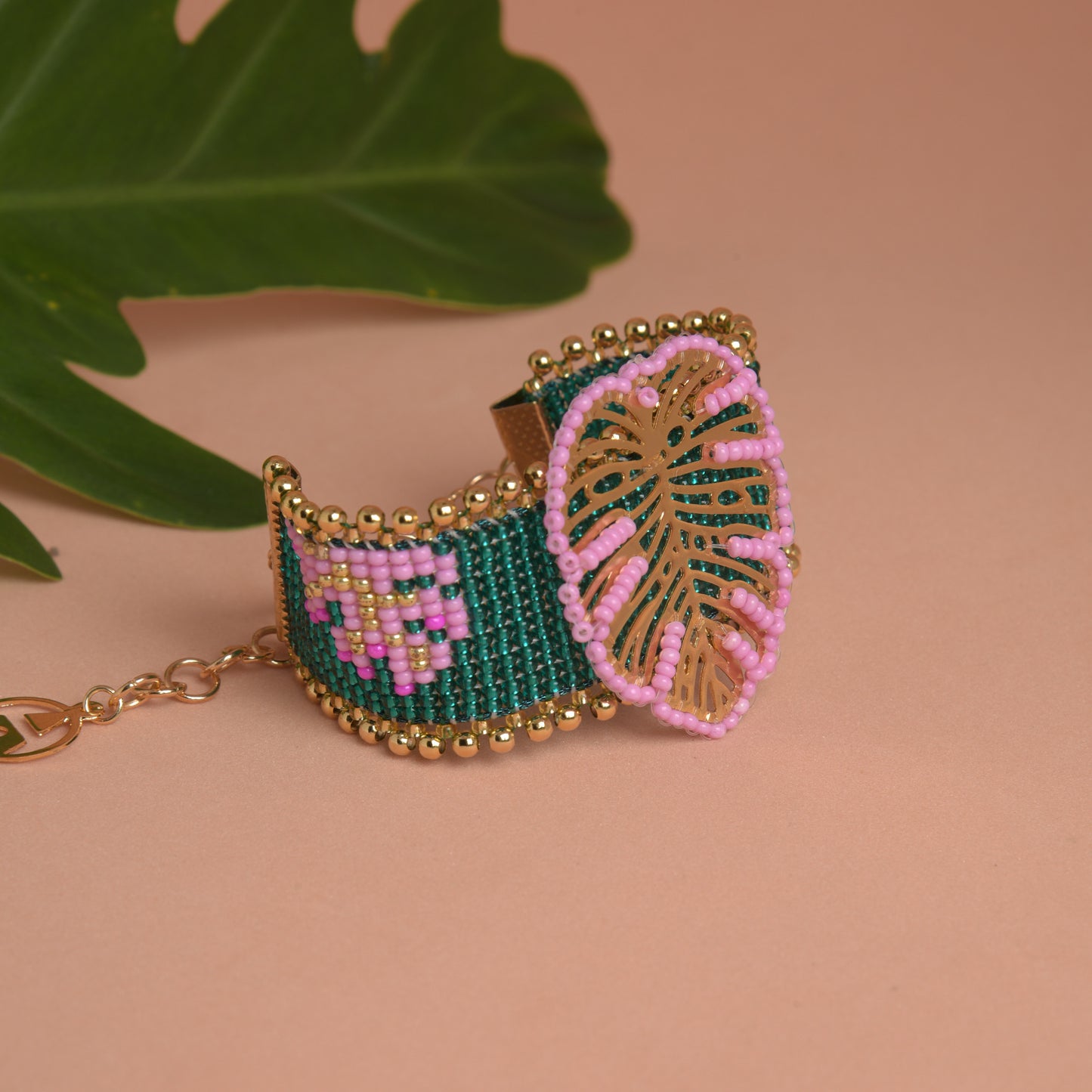 Monstera bracelet