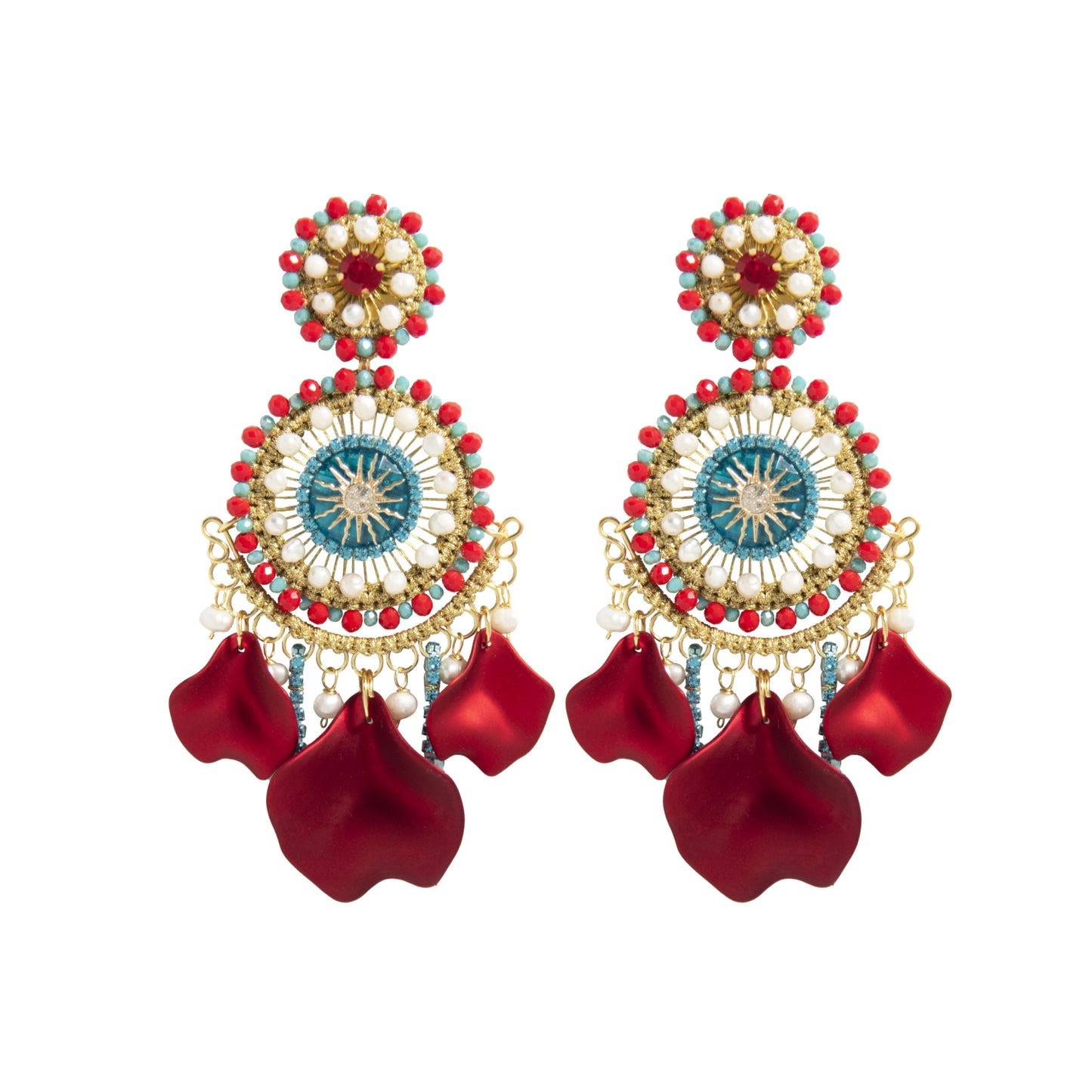 Petal circle red / blue