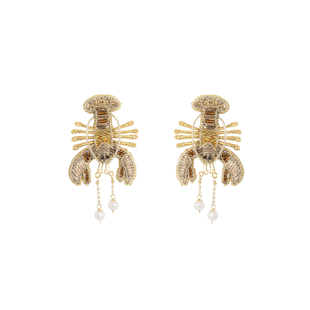 Lobsters earrings medium
